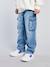 Jean garçon loose battle denim bleached - vertbaudet enfant 