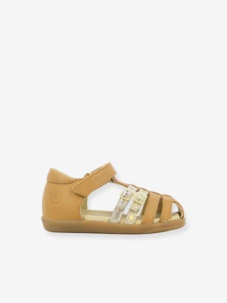 Sandales bébé Pika Spart camel+or - vertbaudet enfant 