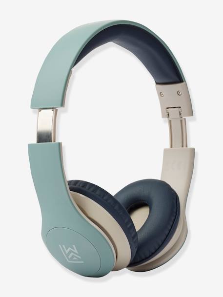 Draadloze hoofdtelefoon met Quinn LIEWOOD-print blauw+rozen - vertbaudet enfant 