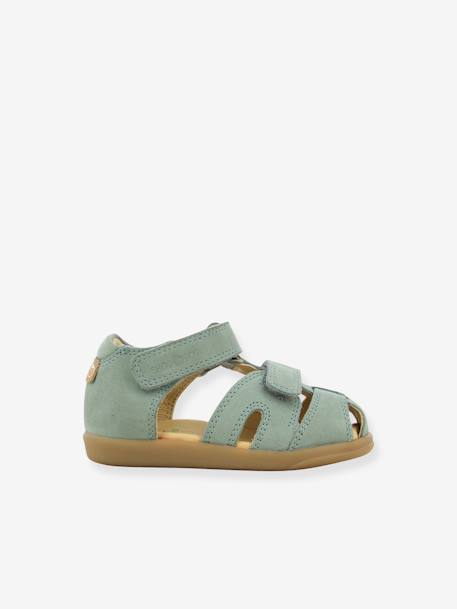 Sandales bébé Pika Scratch camel+vert d'eau - vertbaudet enfant 