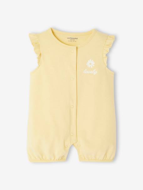 Lot de 2 combishorts de nuit bébé fleuris vert sauge - vertbaudet enfant 
