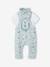 Ensemble 3 pièces naissance salopette + body + foulard bleu - vertbaudet enfant 