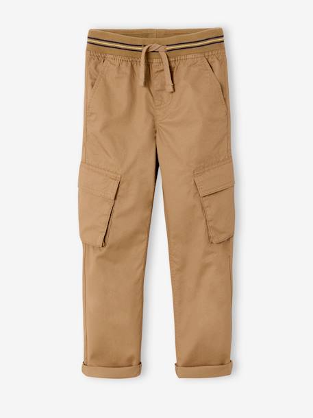 Garçon-Pantalon  garçon cargo droit morphologique tour de hanches fin