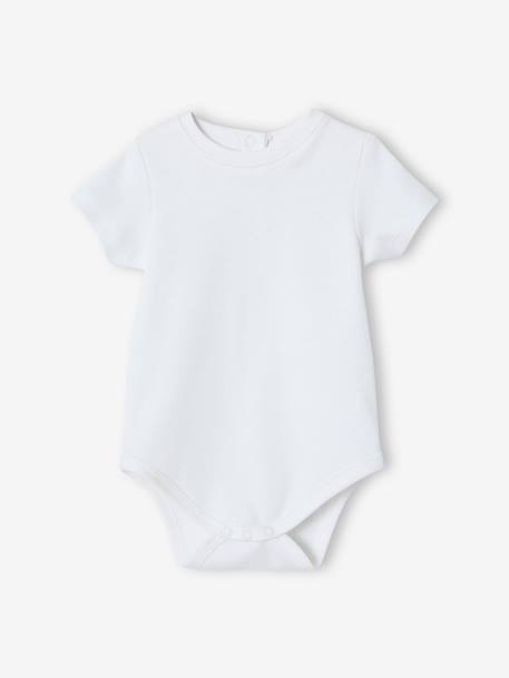 Ensemble 3 pièces naissance salopette + body + foulard bleu - vertbaudet enfant 