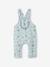 Ensemble 3 pièces naissance salopette + body + foulard bleu - vertbaudet enfant 
