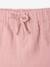 Set van 2 geboorteshorts 1 effen + 1 bedrukt rozen - vertbaudet enfant 