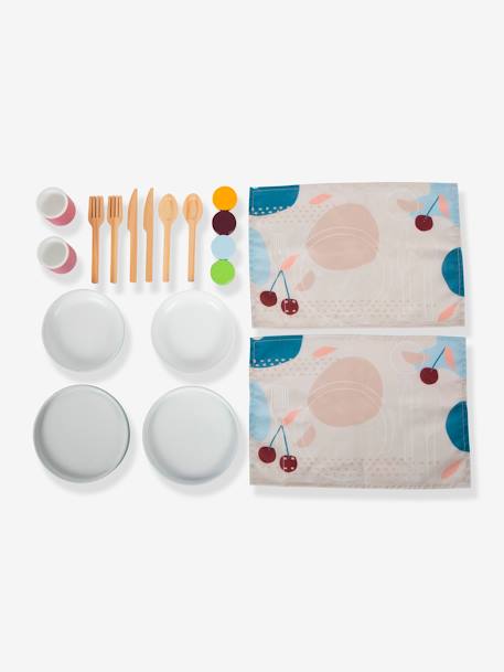 Kinderkeukengerei TASTY SMALL FOOT® van hout meerkleurig - vertbaudet enfant 