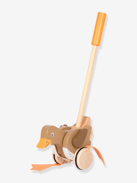 Jouet à pousser pour bébé CANARD small foot bois marron - vertbaudet enfant 