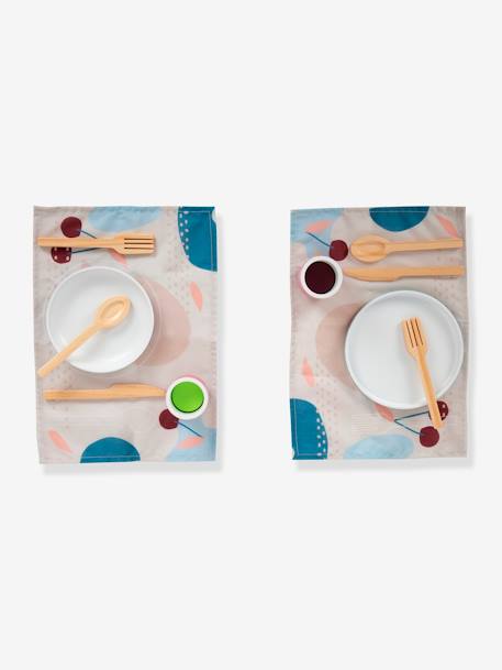 Kinderkeukengerei TASTY SMALL FOOT® van hout meerkleurig - vertbaudet enfant 