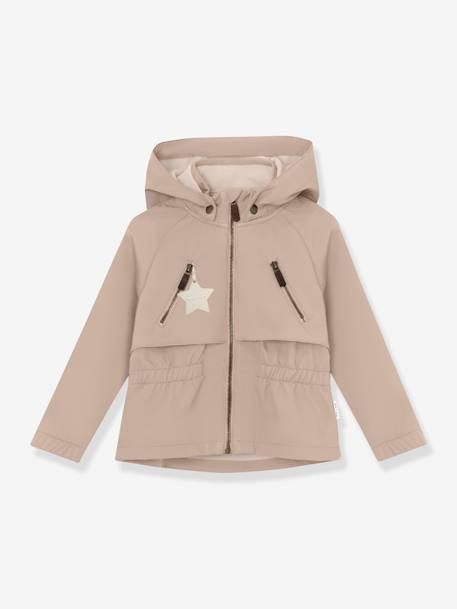 Sofshell meisjesjas MATALGEA MINI A TURE zandbeige - vertbaudet enfant 
