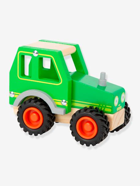 Tracteur en bois pour enfants FSC® small foot vert - vertbaudet enfant 