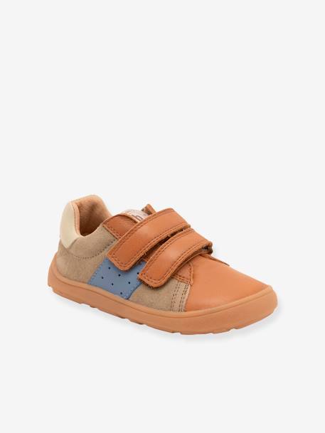 Barefootschoenen voor kinderen BAREFOOT RICCO BISGAARD cacao+sable+vert sauge - vertbaudet enfant 