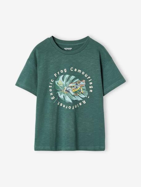 T-shirt motif nature garçon lichen - vertbaudet enfant 