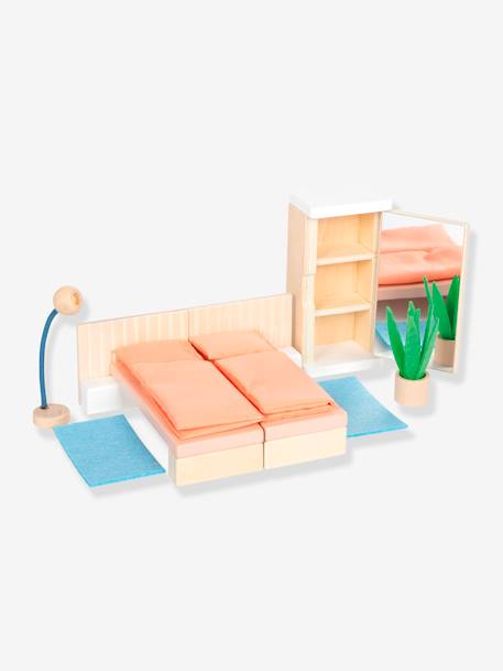 Poppenhuismeubels SLAAPKAMER SMALL FOOT® meerkleurig - vertbaudet enfant 