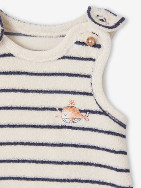 Barboteuse sans manches naissance écru - vertbaudet enfant 