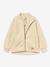 Veste en teddyfleece avec fermeture éclair MATCEDRIC sable+vert - vertbaudet enfant 