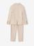 Ensemble céremonie chemise col Mao, veste et pantalon garçon beige - vertbaudet enfant 