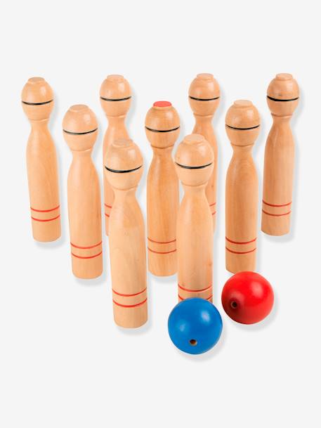Jeu de quilles en bois pour enfants small foot, 11 pièces bois - vertbaudet enfant 