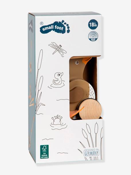 Jouet à pousser pour bébé CANARD small foot bois marron - vertbaudet enfant 
