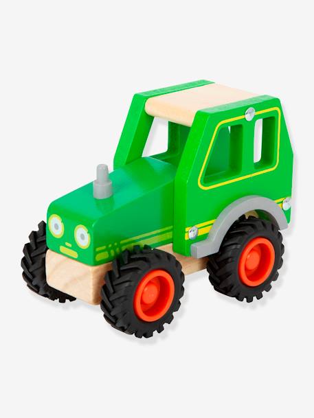 Tracteur en bois pour enfants FSC® small foot vert - vertbaudet enfant 