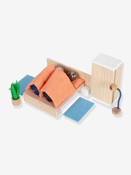 Poppenhuismeubels SLAAPKAMER SMALL FOOT® meerkleurig - vertbaudet enfant 