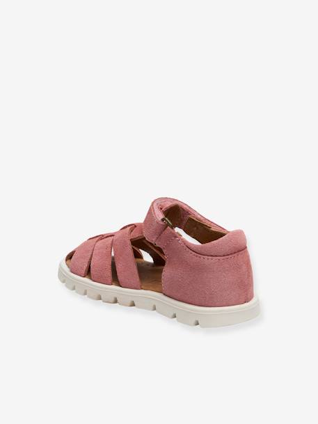 Gesloten sandalen voor babymeisje BEKA S BISGAARD rouge - vertbaudet enfant 