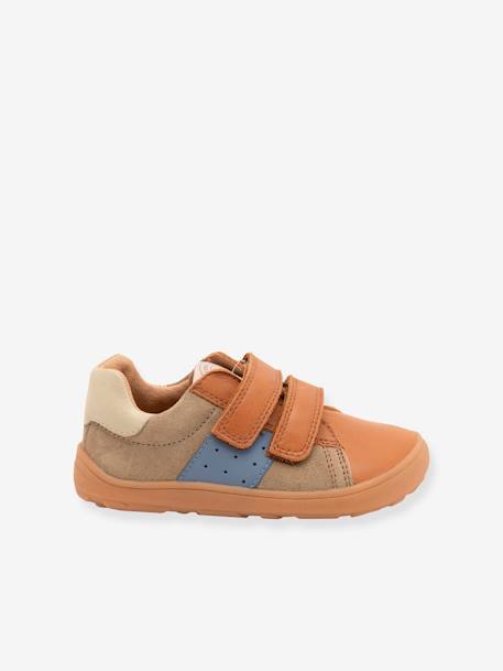 Barefootschoenen voor kinderen BAREFOOT RICCO BISGAARD cacao+sable+vert sauge - vertbaudet enfant 