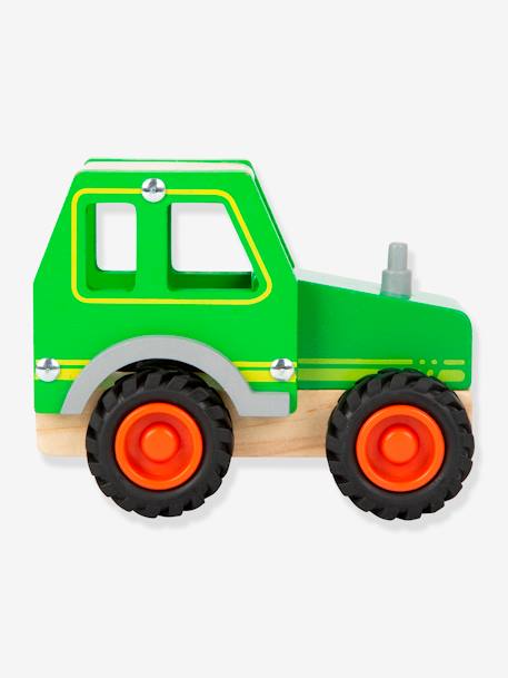 Tracteur en bois pour enfants FSC® small foot vert - vertbaudet enfant 