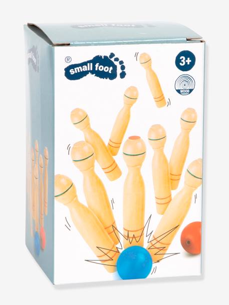 Jeu de quilles en bois pour enfants small foot, 11 pièces bois - vertbaudet enfant 