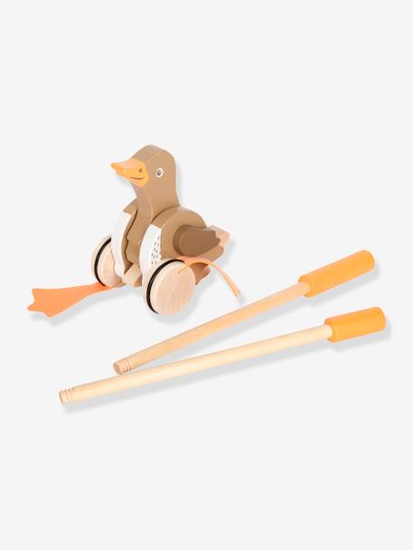 Jouet à pousser pour bébé CANARD small foot bois marron - vertbaudet enfant 