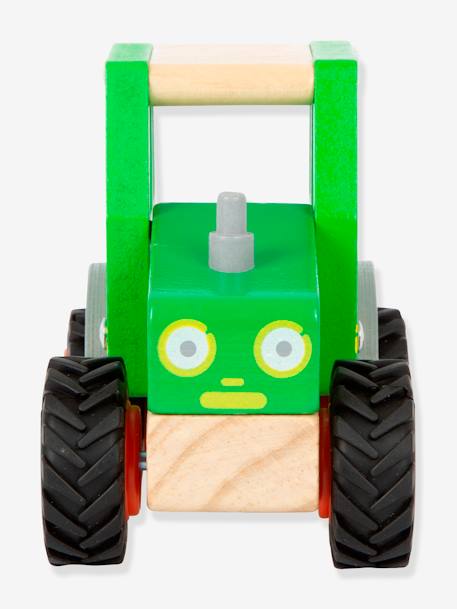 Tracteur en bois pour enfants FSC® small foot vert - vertbaudet enfant 