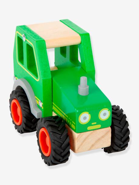 FSC® houten tractor voor kinderen SMALL FOOT® groen - vertbaudet enfant 
