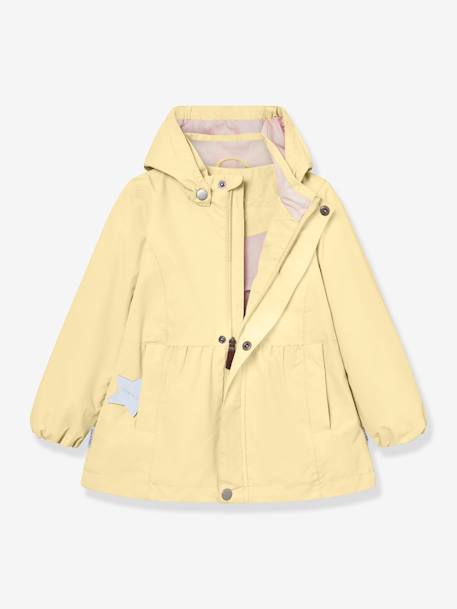 Veste mi-saison imperméable fille MATSILA jaune pastel - vertbaudet enfant 