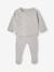 Babyset ENVIE DE FRAISE van wol en kasjmier gemêleerd grijs - vertbaudet enfant 