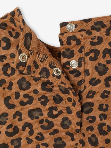 Sweat bébé léopard capsule mère- fille beige - vertbaudet enfant 