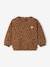 Babysweater met luipaardprint capsulecollectie moeder-dochter ENVIE DE FRAISE beige+donkergrijs - vertbaudet enfant 