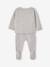 Babyset ENVIE DE FRAISE van wol en kasjmier gemêleerd grijs - vertbaudet enfant 