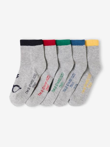 Lot de 5 paires de mi-chaussettes Harry Potter marine - vertbaudet enfant 