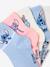 Set van 5 paar Disney® Lilo & Stitch kniekousen voor meisjes hemelsblauw - vertbaudet enfant 