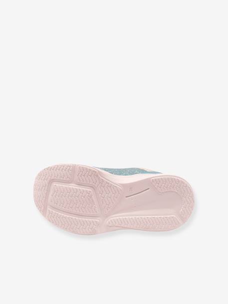 Sneakers voor meisjes YUKI GLITTER BISGAARD hemelsblauw+taupe - vertbaudet enfant 