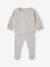 Babyset ENVIE DE FRAISE van wol en kasjmier gemêleerd grijs - vertbaudet enfant 