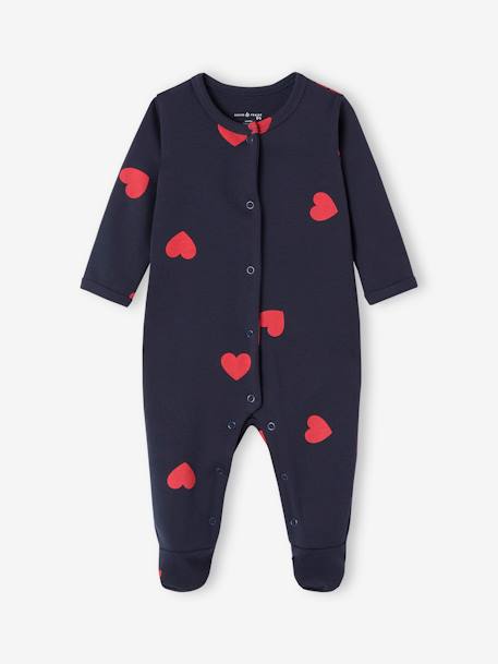 Pyjama bébé mon coeur marine - vertbaudet enfant 