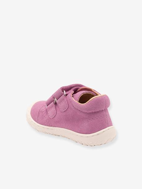 Blotevoetenschoenen voor babymeisjes BAREFOOT HALE V BISGAARD azuurblauw+bruin+framboos - vertbaudet enfant 