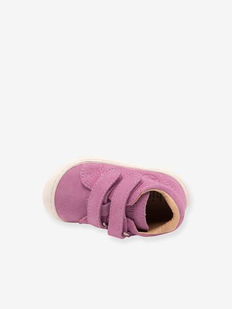 Blotevoetenschoenen voor babymeisjes BAREFOOT HALE V BISGAARD azuurblauw+bruin+framboos - vertbaudet enfant 