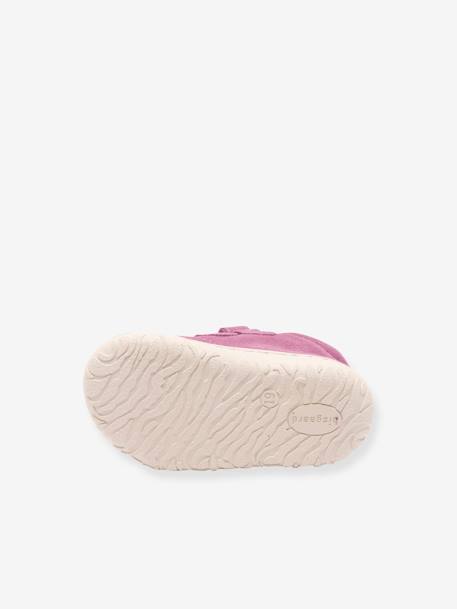 Blotevoetenschoenen voor babymeisjes BAREFOOT HALE V BISGAARD azuurblauw+bruin+framboos - vertbaudet enfant 