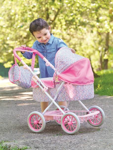 Landeau floral pour poupon rose - vertbaudet enfant 