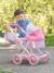 Landeau floral pour poupon rose - vertbaudet enfant 