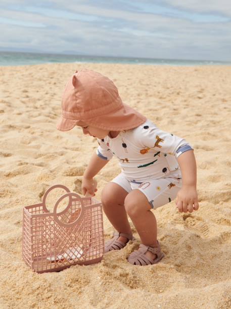 Badpak voor baby's Thor LIEWOOD beige+lichtroze - vertbaudet enfant 