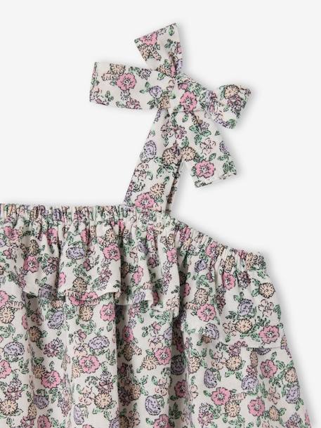 Ensemble naissance robe et bandeau imprimés écru - vertbaudet enfant 