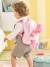 Sac à dos porte poupon peluche rose rose - vertbaudet enfant 